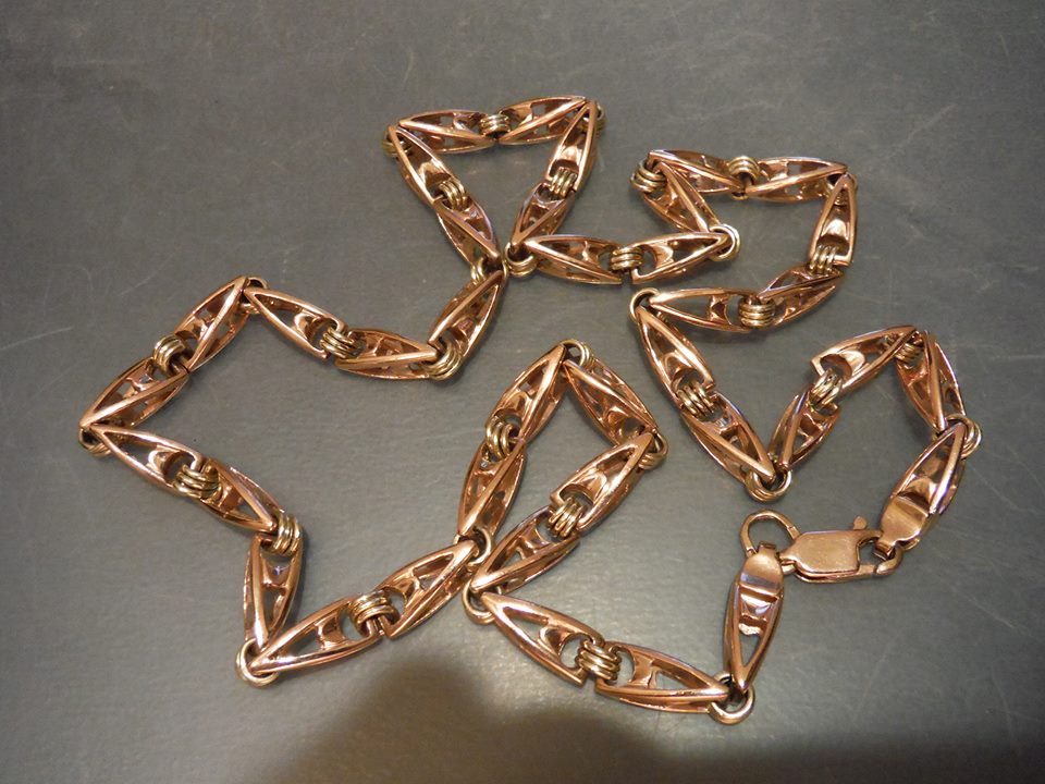 A 77 Gram Russian Chain Found with the Minelab CTX 3030.