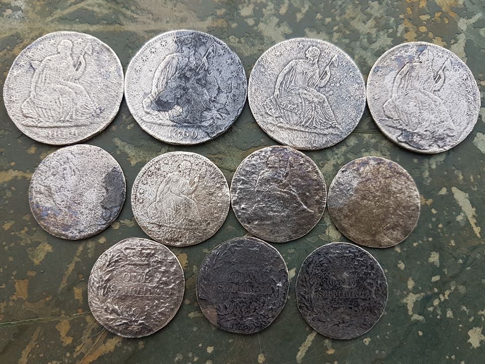 My Buddy’s Seated Minelab Equinox Coin Spill Find!